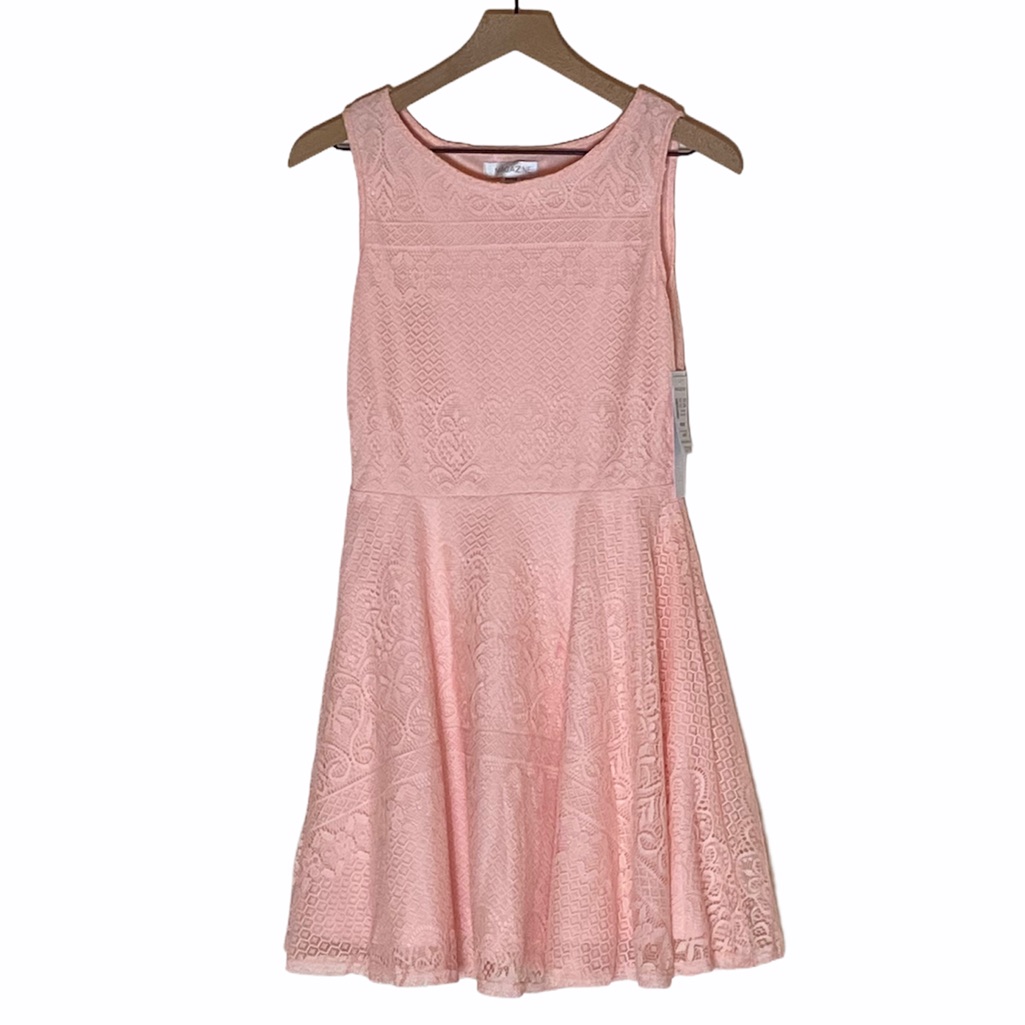 Magazine Brand Pink Fit And Flare Dress Nwt
